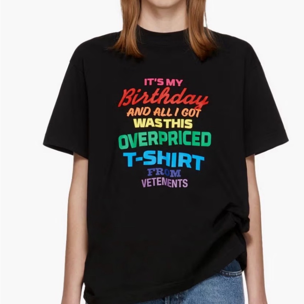 Vetements Bday Shirt